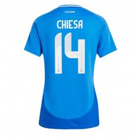 Italien Federico Chiesa #14 Heimtrikot EM 2024 Kurzarm